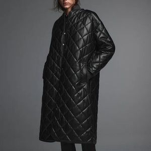 ZARA Faux Leather Oversized Jacket